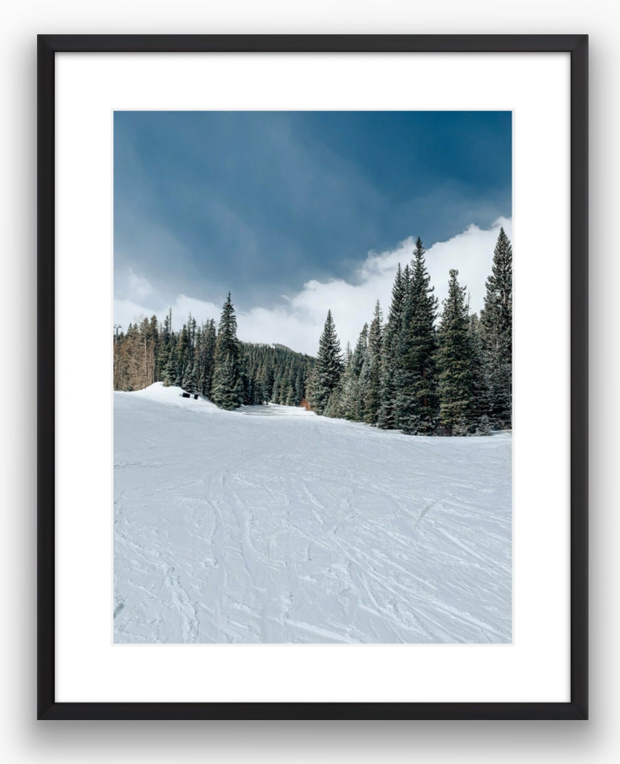 Breckenridge Colorado Mountain Photograph - Print Only or Framed