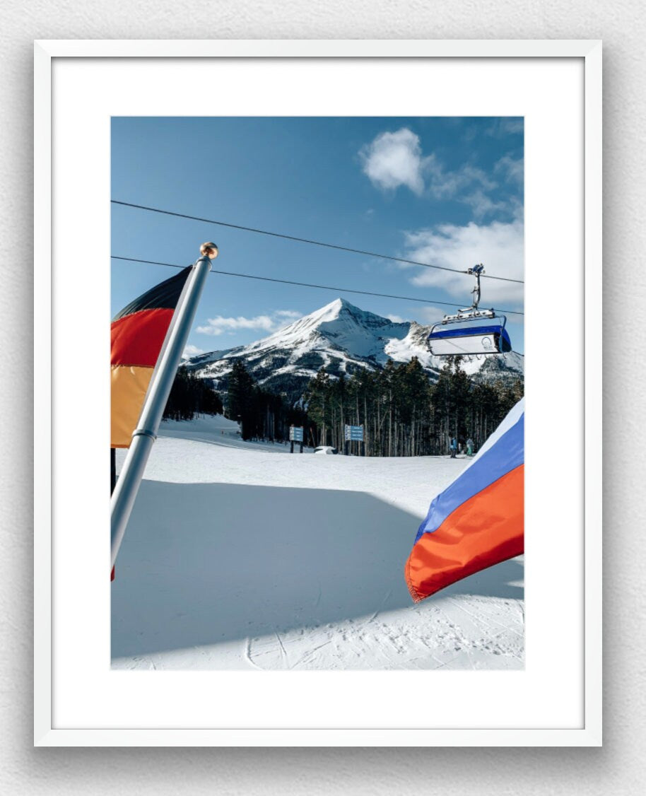 Big Sky Montana, Lone Peak Photograph - Print Only or Framed