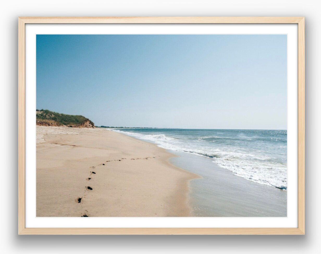 Nantucket Beach Walk Photograph - Framed or Print Only