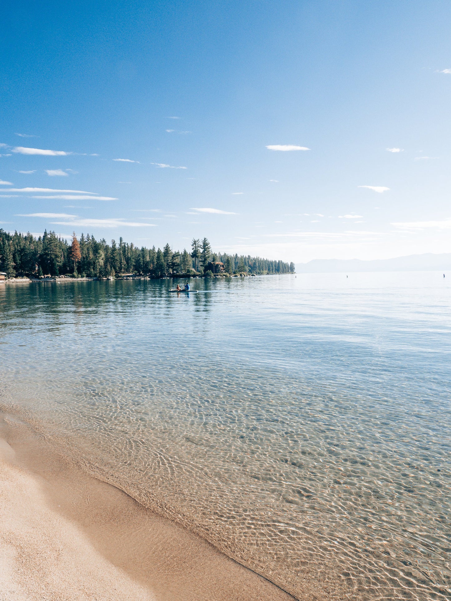 Lake Tahoe Morning Paddle Photograph - Print Only or Framed