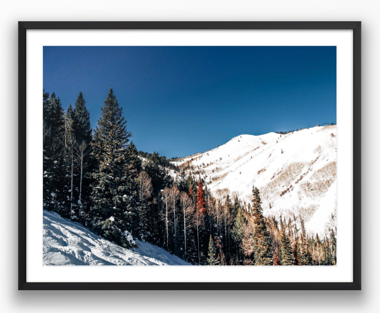 Park City Mountains Framed Photograph - Print Only or Framed