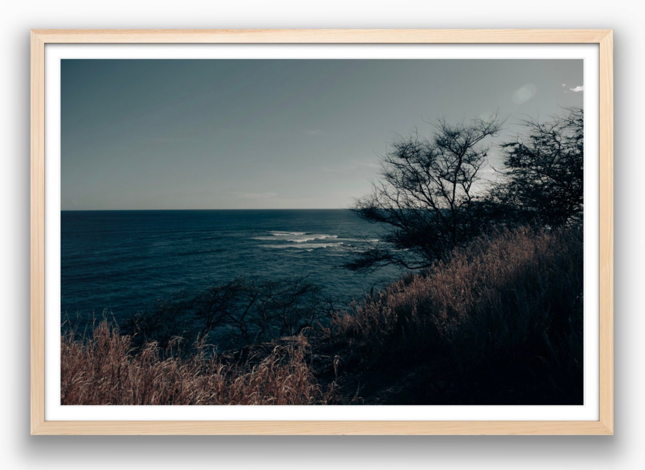 Diamond Head at Dusk - Framed or Print Only