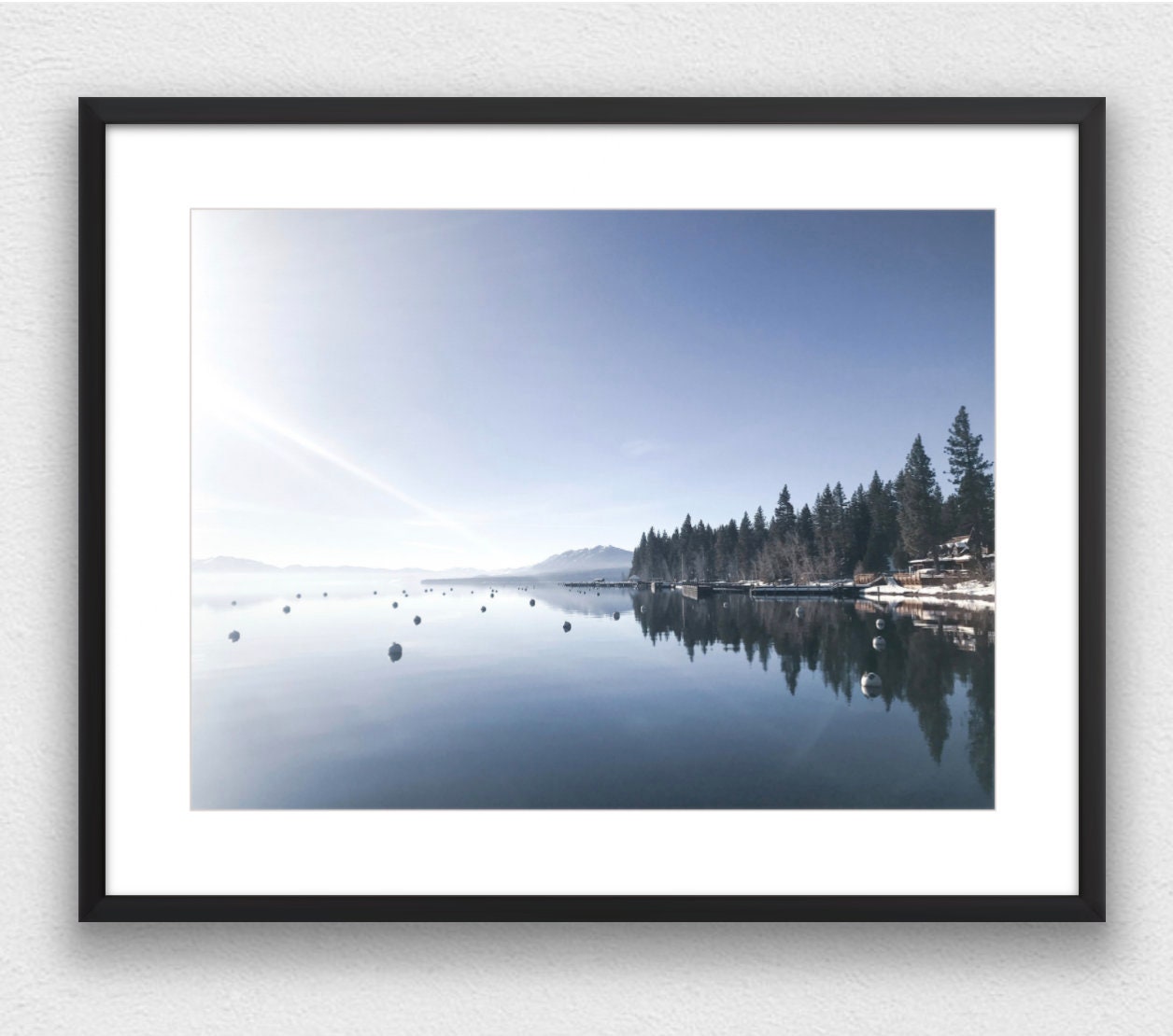 Lake Tahoe Morning Landscape Photograph - Print Only or Framed