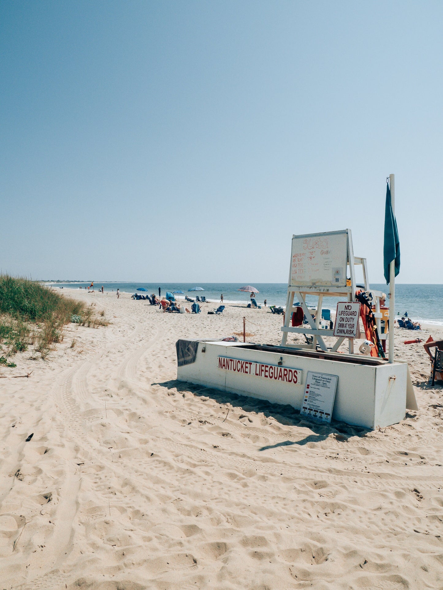 Nantucket Lifeguards Beach Print - Framed or Print Only