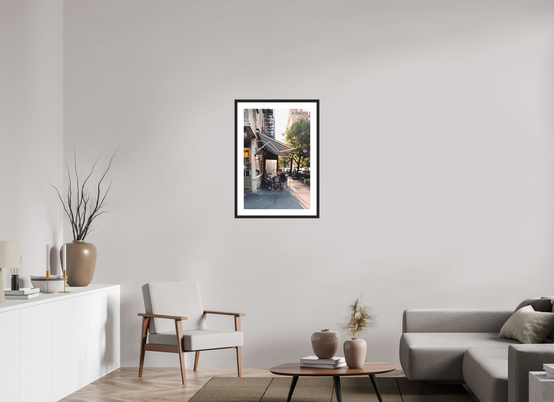 20 x 30″, Black Frame, Museum Glass, Hahn Photo Rag TEST