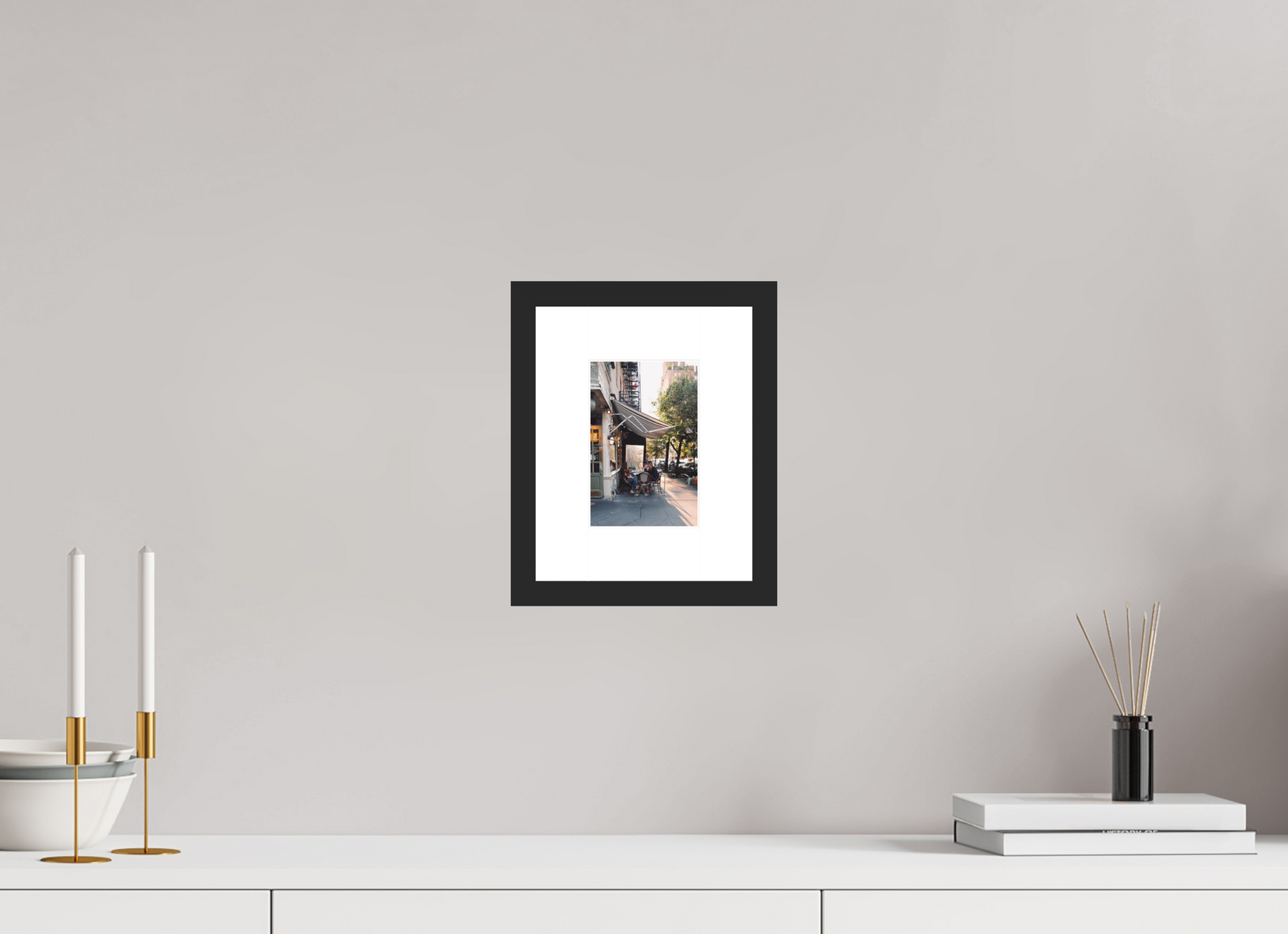 4 x 6″, Black Frame, Museum Glass, Hahn Photo Rag TEST