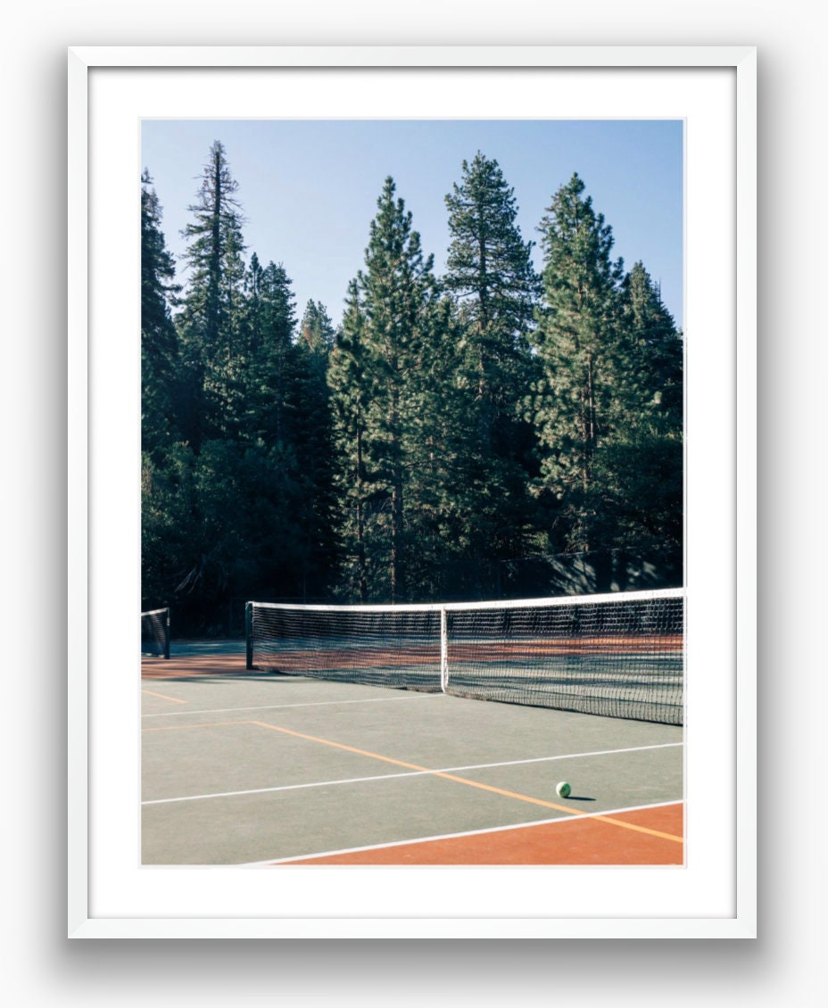 Lake Tahoe Tennis Photograph - Print Only or Framed