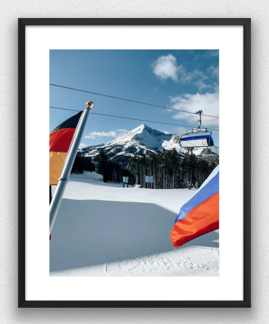 Big Sky Montana, Lone Peak Photograph - Print Only or Framed