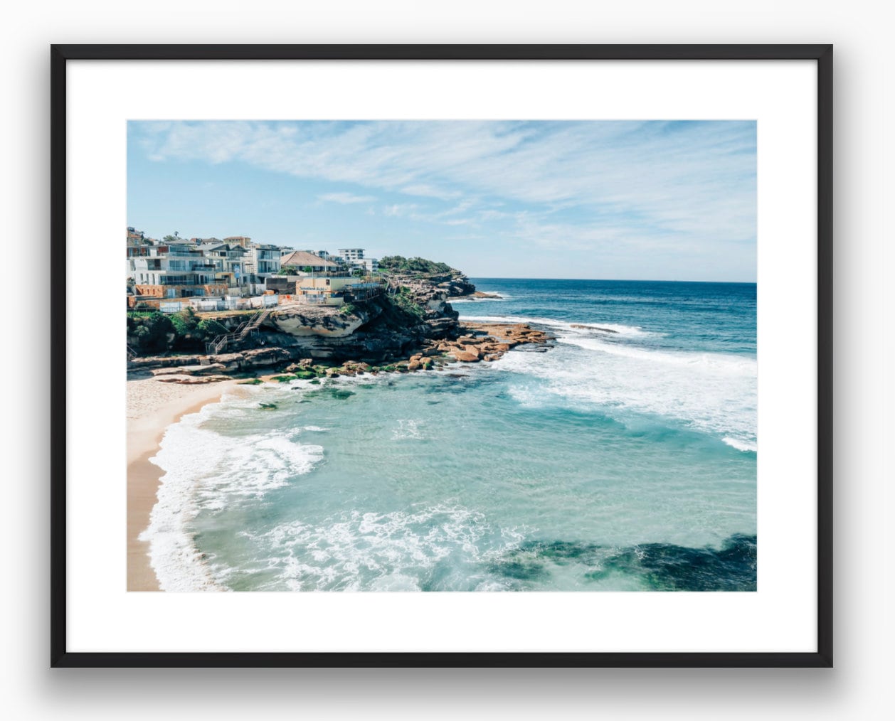 Bondi to Bronte Beach in Sydney Australia Photograph - Print Only or Framed