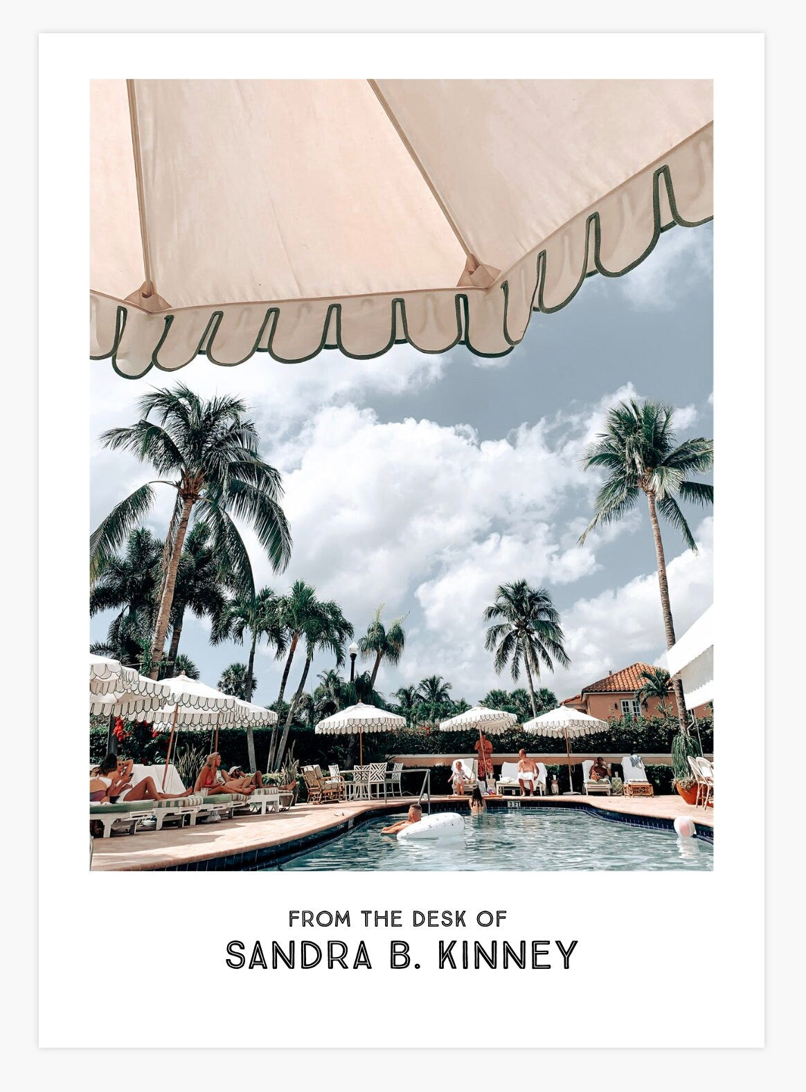 Palm Beach Blank Greeting Cards Set of 10