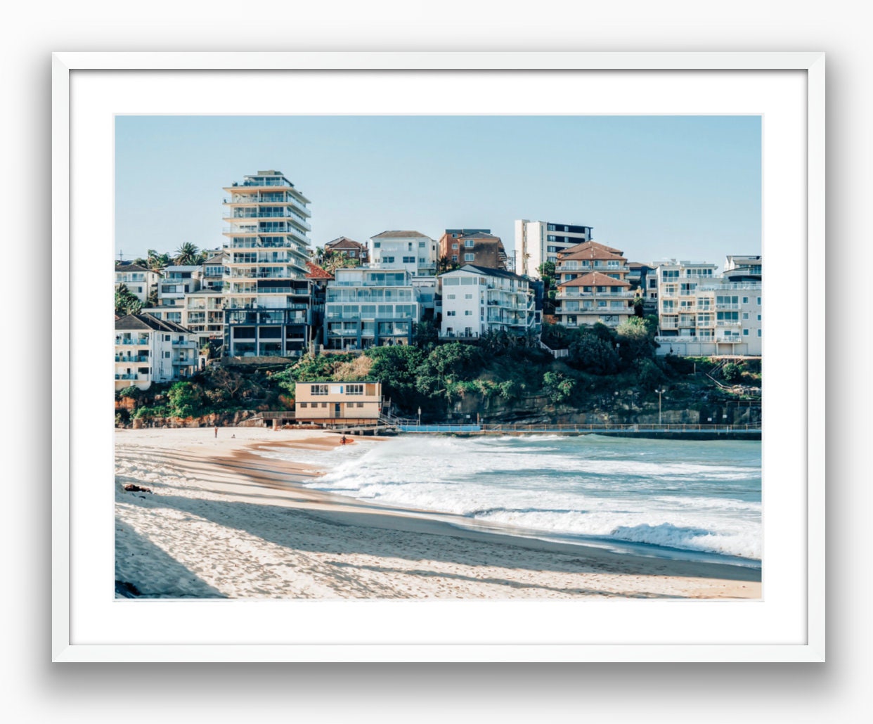 Sydney's Homes of Manly Beach Photograph - Framed or Print Only