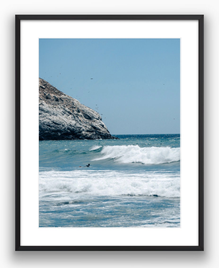 Surfer in Waiting Photograph - Print Only or Framed