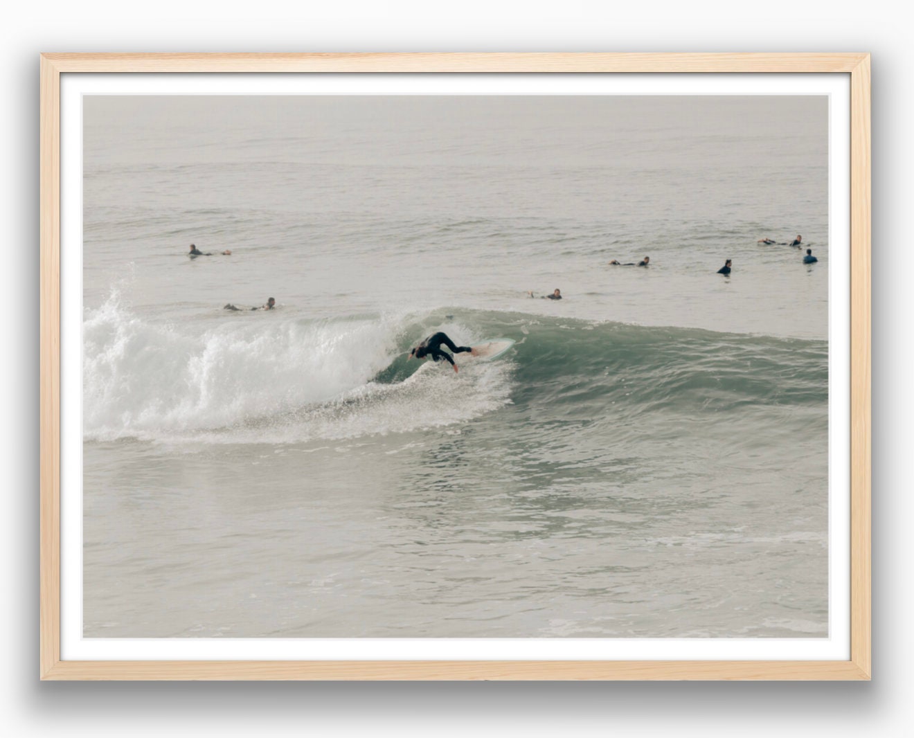 Surfer Slide - Framed or Print Only, Landscape or Portrait