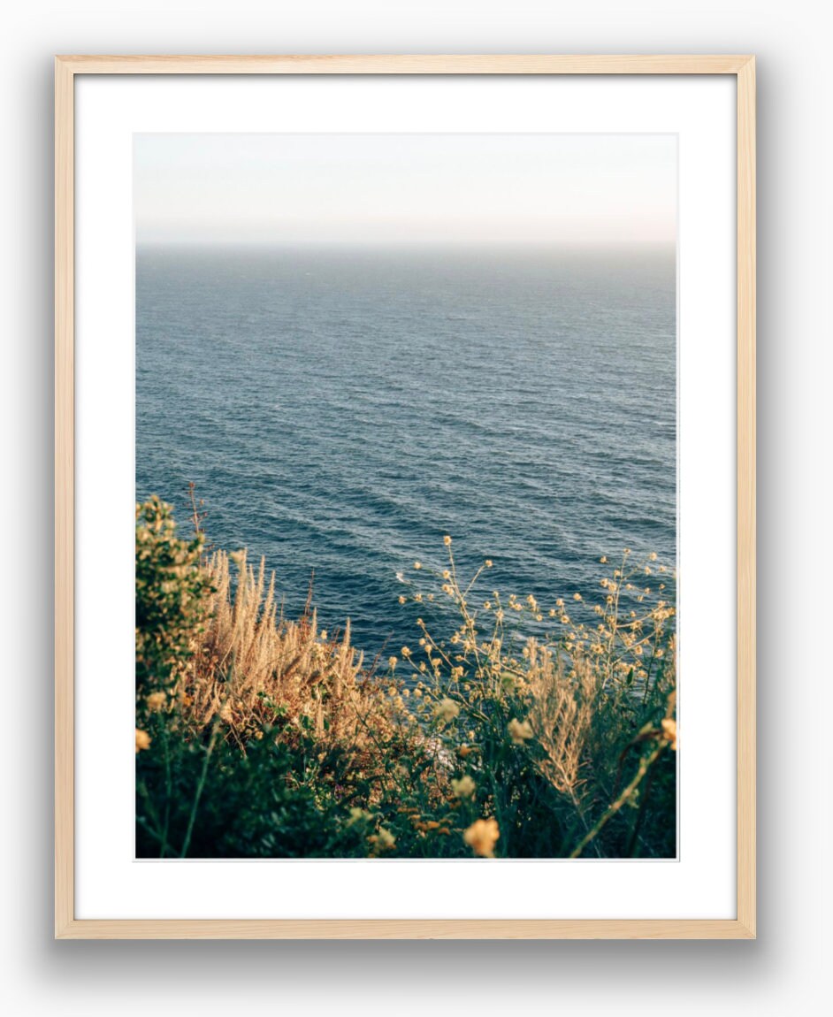 California Coast at Dusk Photograph - Print Only or Framed