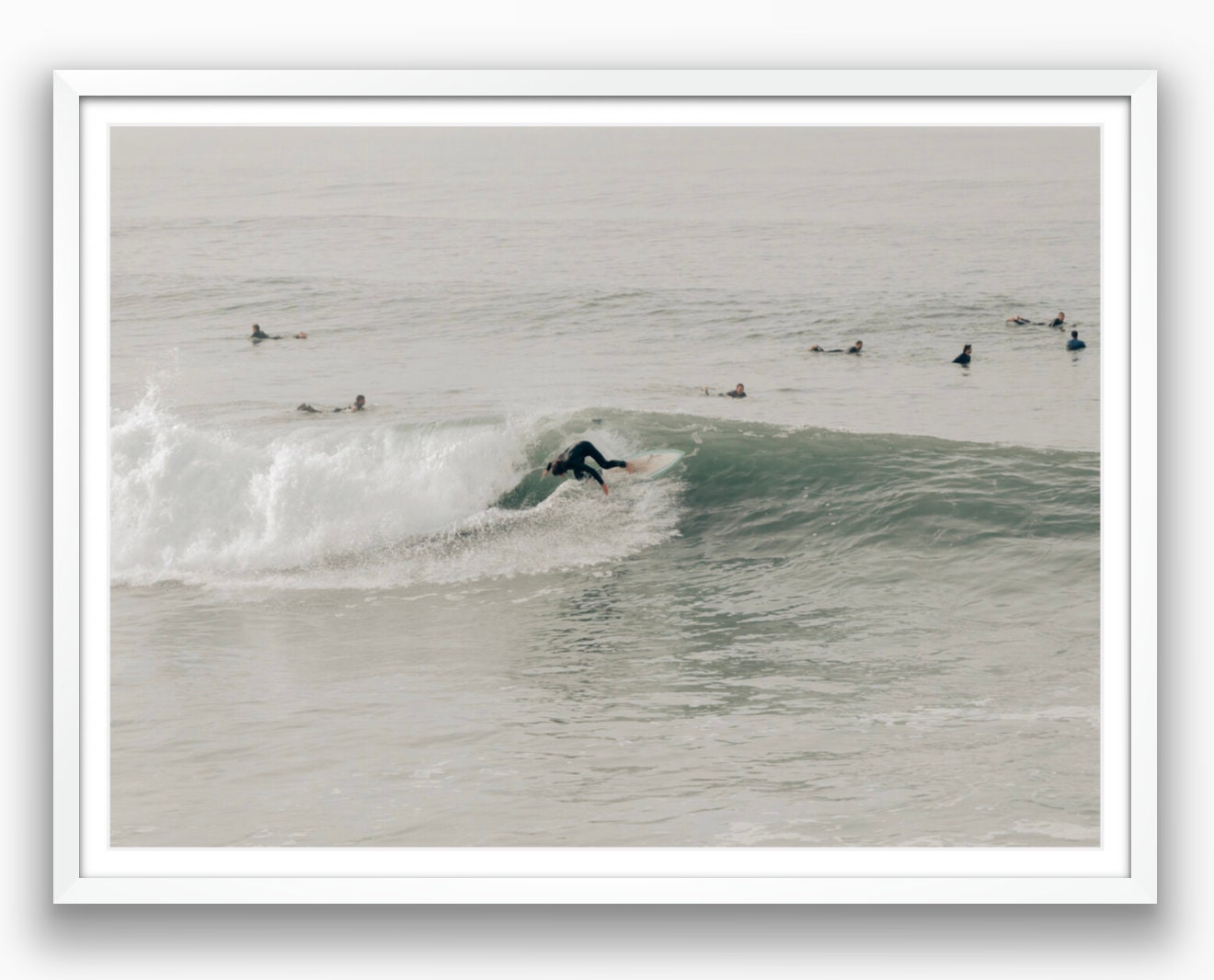 Surfer Slide - Framed or Print Only, Landscape or Portrait