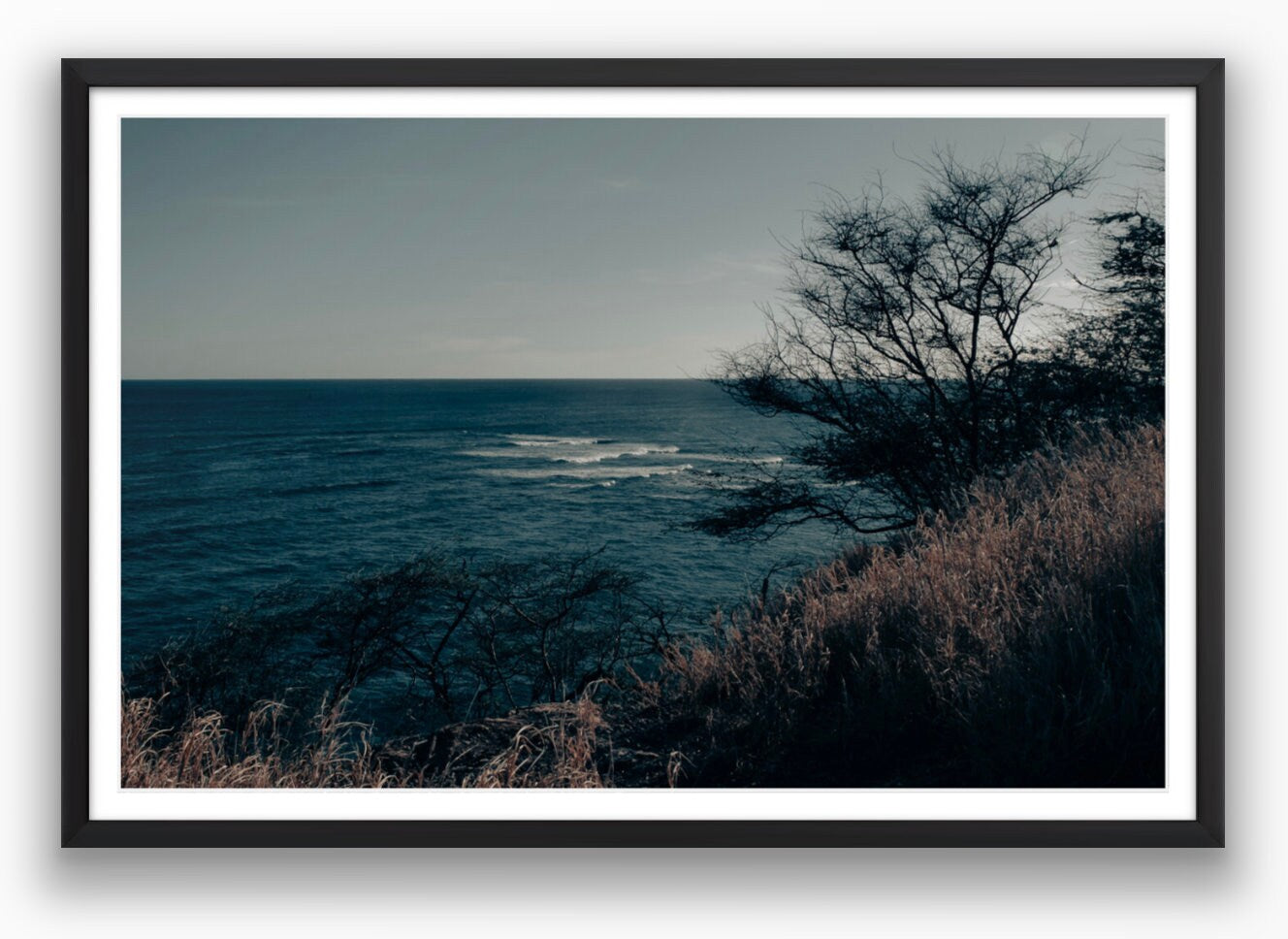 Diamond Head at Dusk - Framed or Print Only