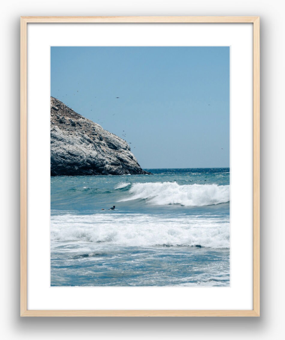 Surfer in Waiting Photograph - Print Only or Framed