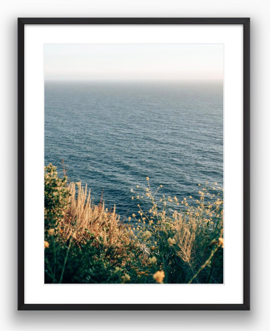 California Coast at Dusk Photograph - Print Only or Framed