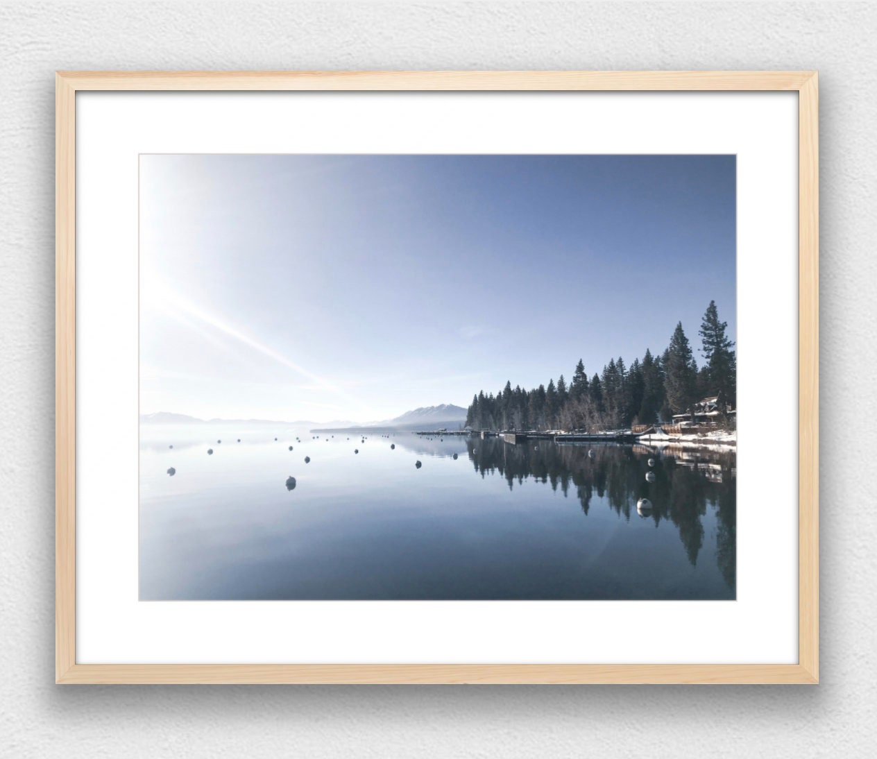 Lake Tahoe Morning Landscape Photograph - Print Only or Framed