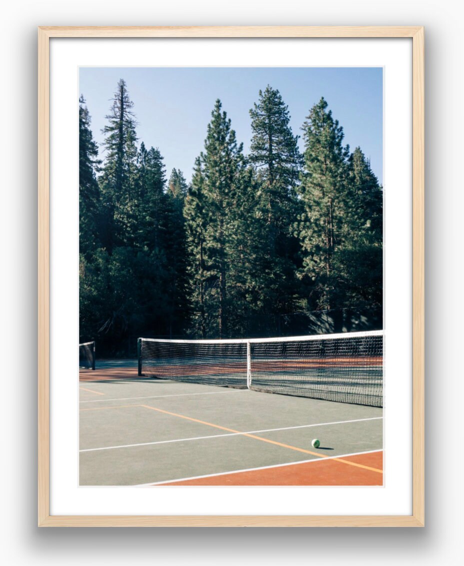 Lake Tahoe Tennis Photograph - Print Only or Framed