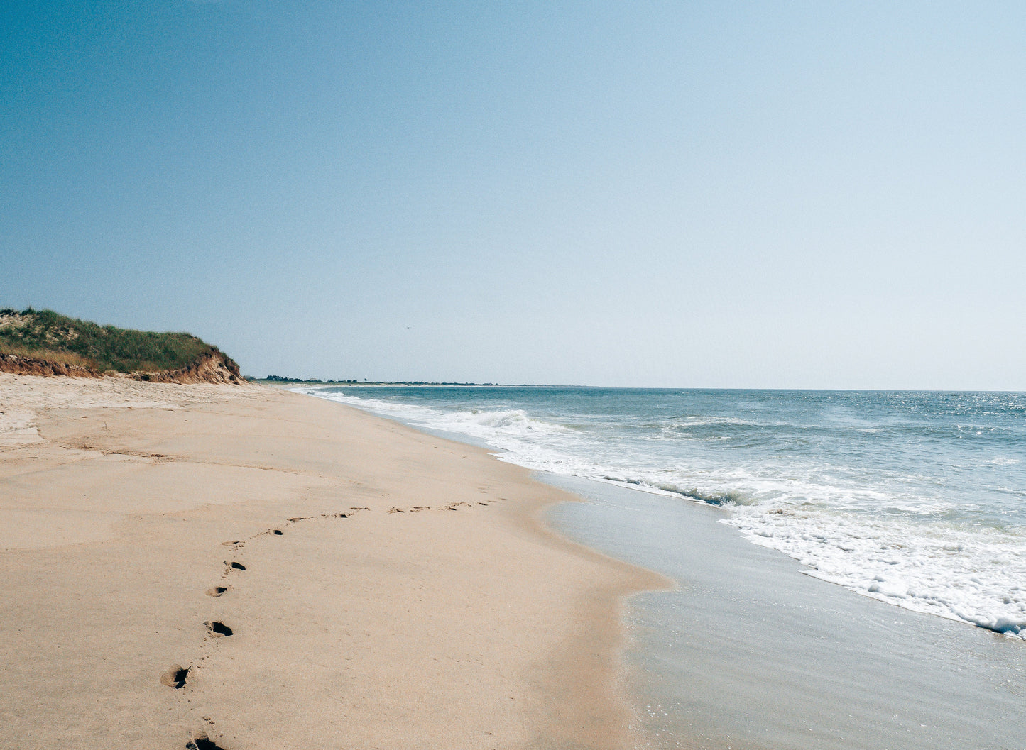 Nantucket Beach Walk Photograph - Framed or Print Only