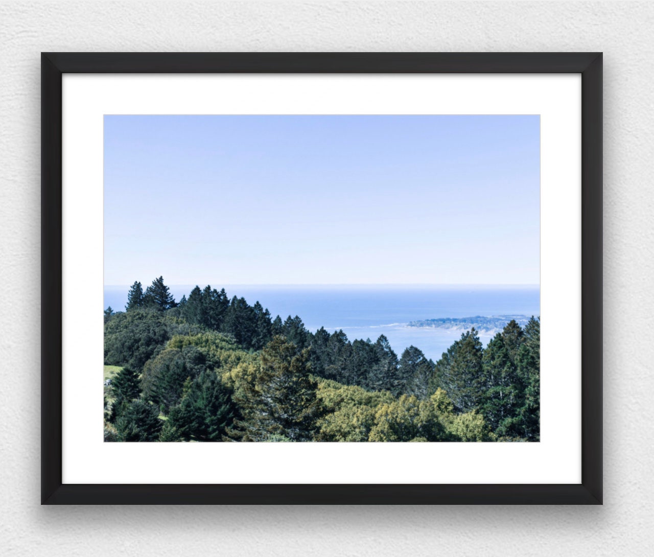 Stinson Beach from Mt. Tamalpais Peak Photograph - Print Only or Framed