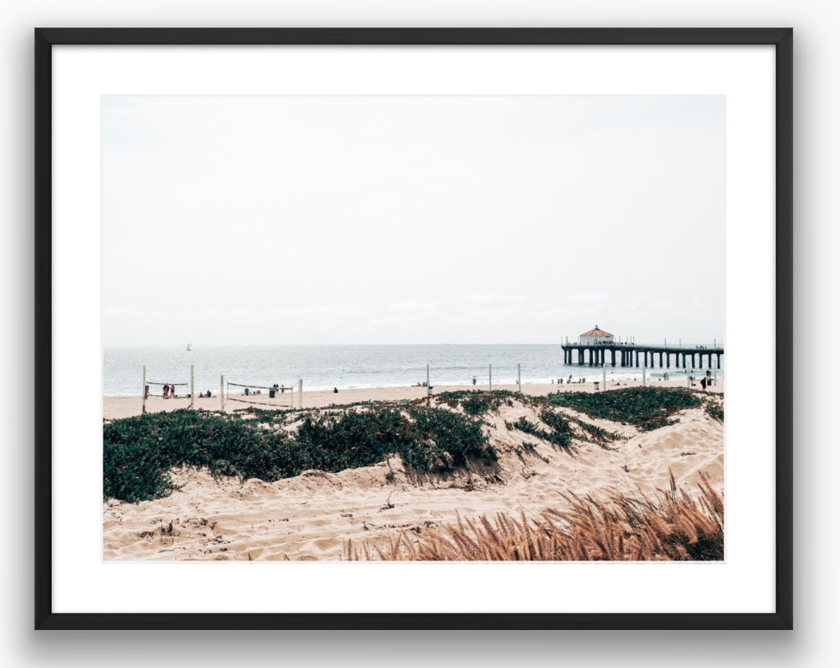 Pier at Manhattan Beach California Photograph - Print Only or Framed