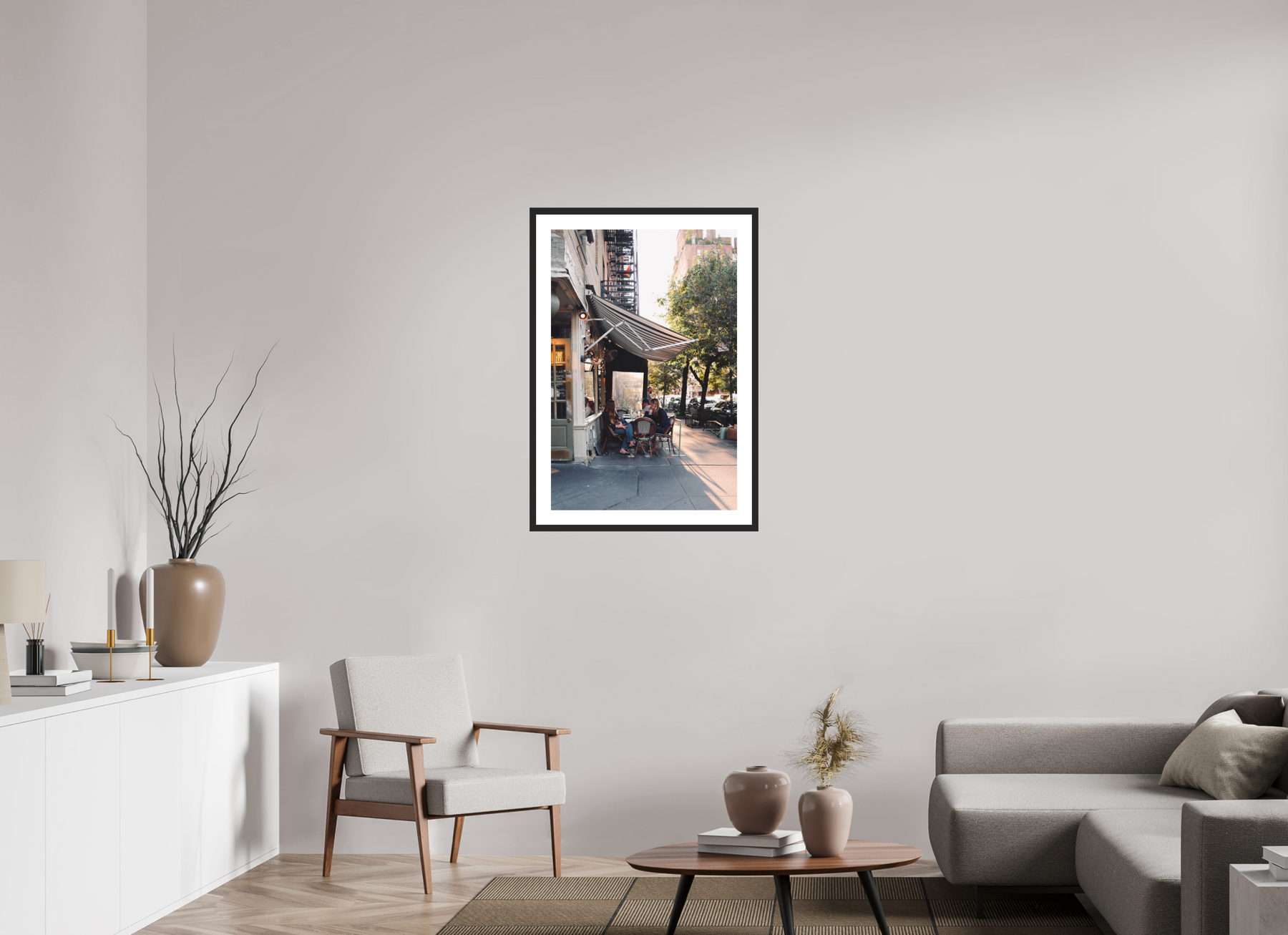 24 x 36″, Black Frame, Museum Glass, Hahn Photo Rag TEST