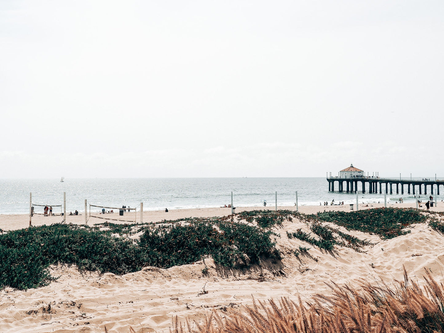 Pier at Manhattan Beach California Photograph - Print Only or Framed