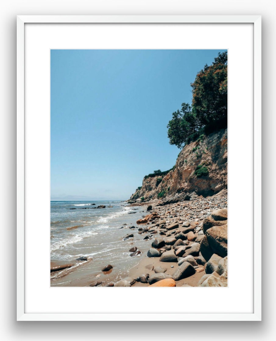 Santa Barbara Cliffs Photograph - Framed or Print Only