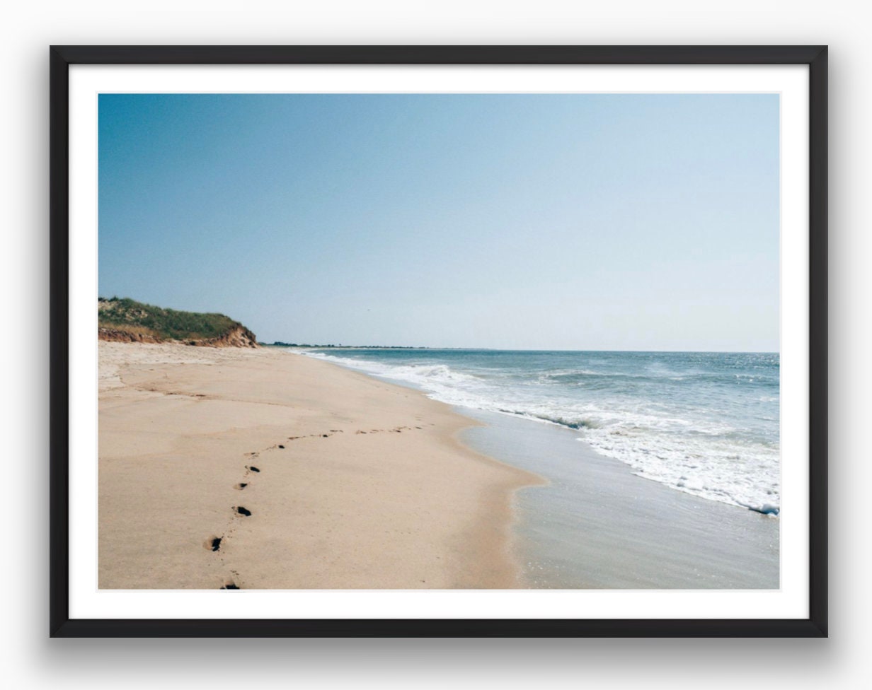 Nantucket Beach Walk Photograph - Framed or Print Only