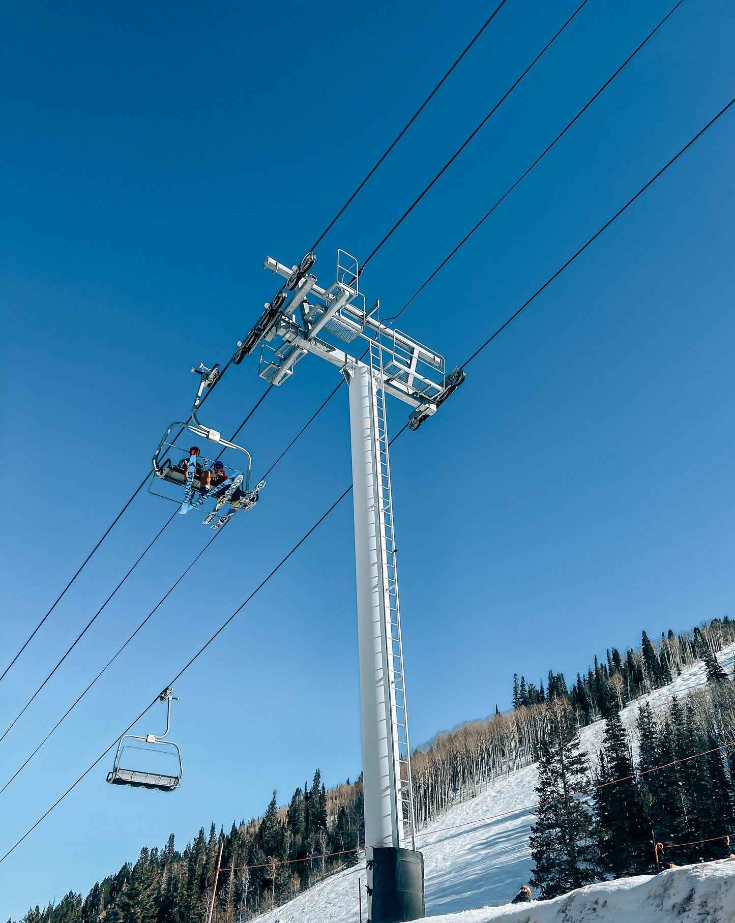 Park City Chair Lift Photograph - Print Only or Framed