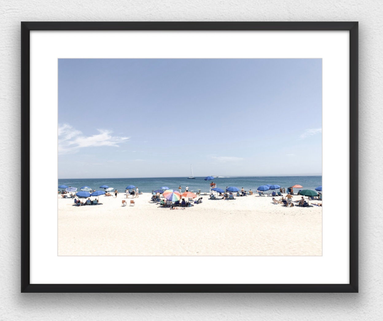 Block Island Umbrella City Photograph - Print Only or Framed