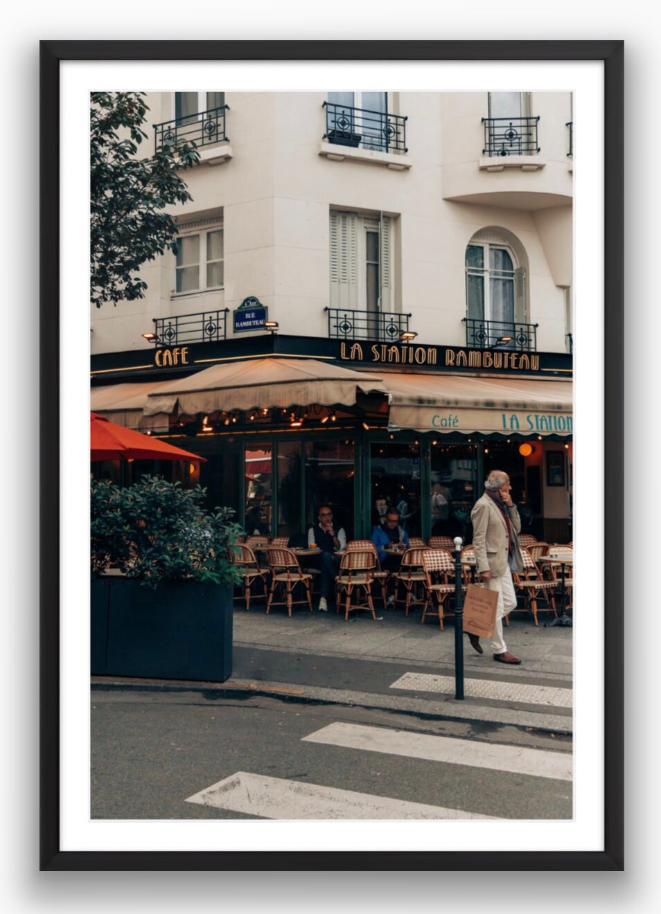 Paris Cafe for Lunch - Framed or Print Only