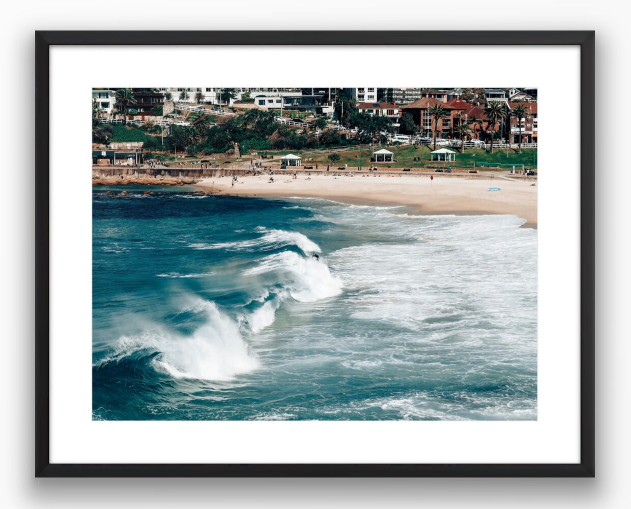 Bronte Surfer in Sydney, Australia Photograph - Print Only or Framed