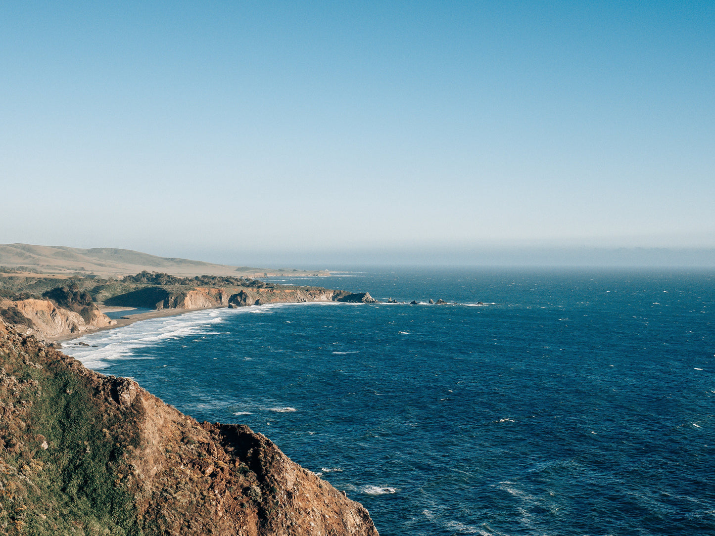 California Coast at Dusk - Framed or Print Only