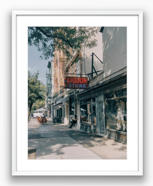 New York City Liquors - Framed or Print Only