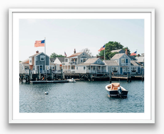 Nantucket Americana Photograph - Framed or Print Only