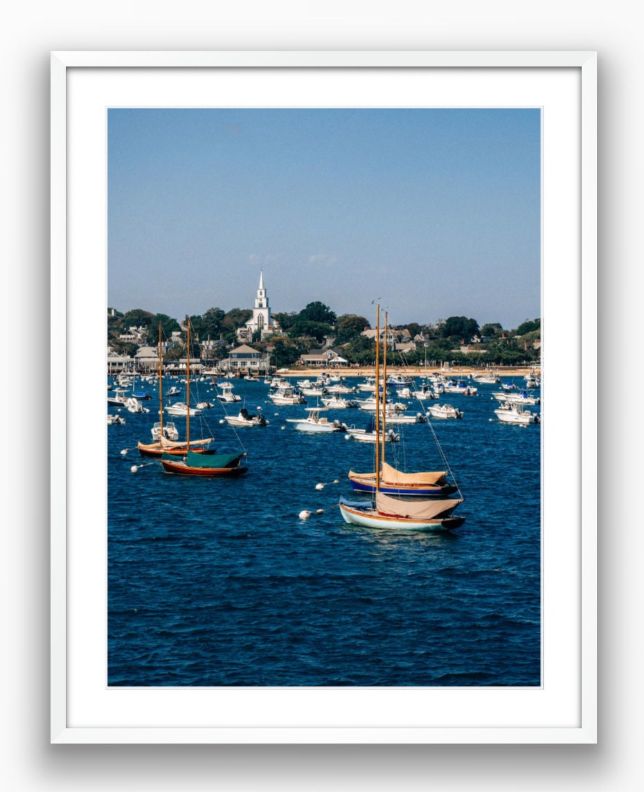 Nantucket Harbor Photograph - Framed or Print Only