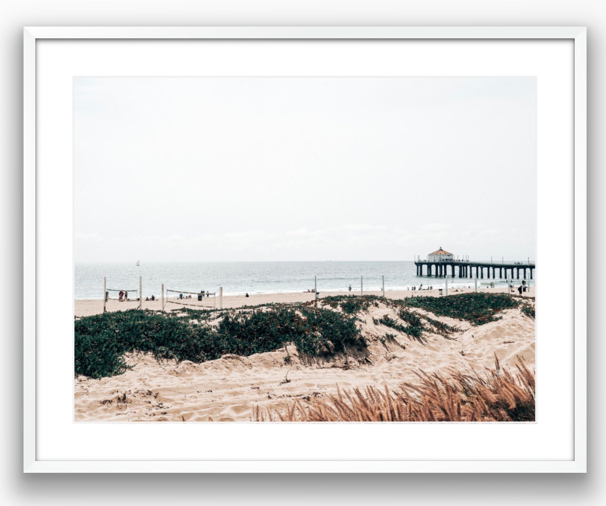 Pier at Manhattan Beach California Photograph - Print Only or Framed