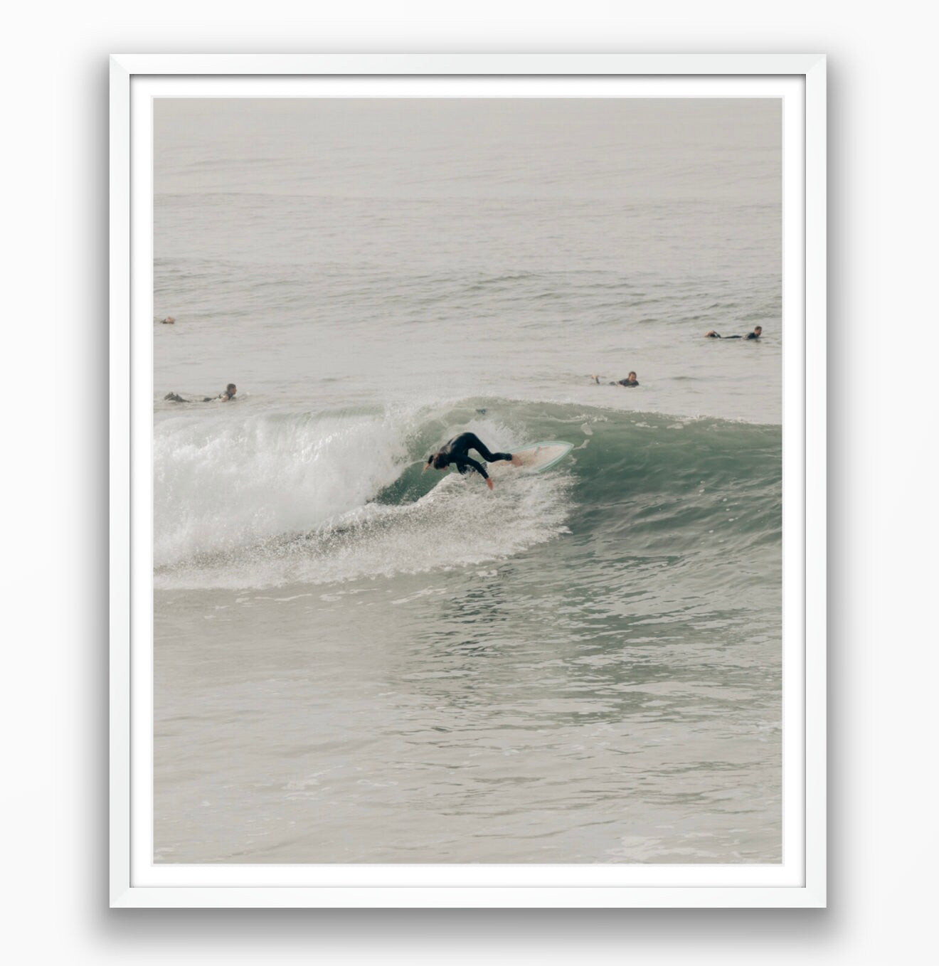 Surfer Slide - Framed or Print Only, Landscape or Portrait