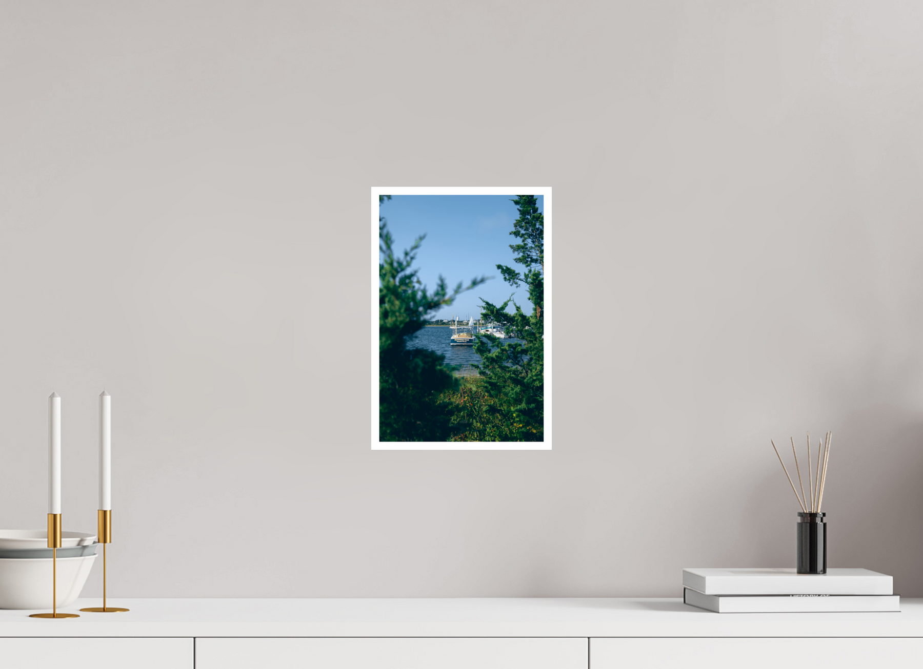 8 x 12″, Print Only, 1 4 inch motif Mv boat