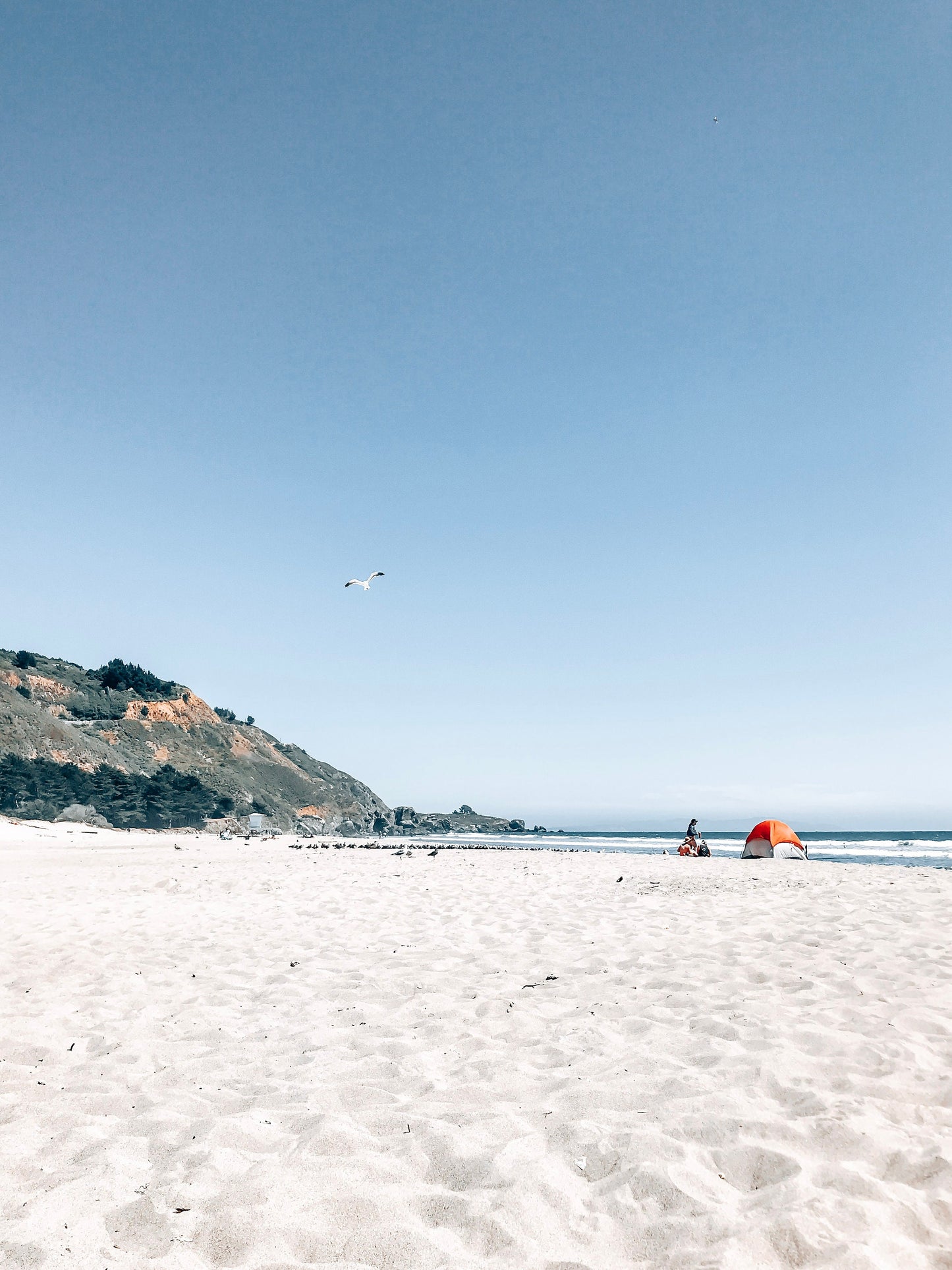 Stinson Beach Faded Photograph - Print Only or Framed