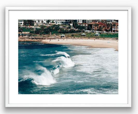 Bronte Surfer in Sydney, Australia Photograph - Print Only or Framed