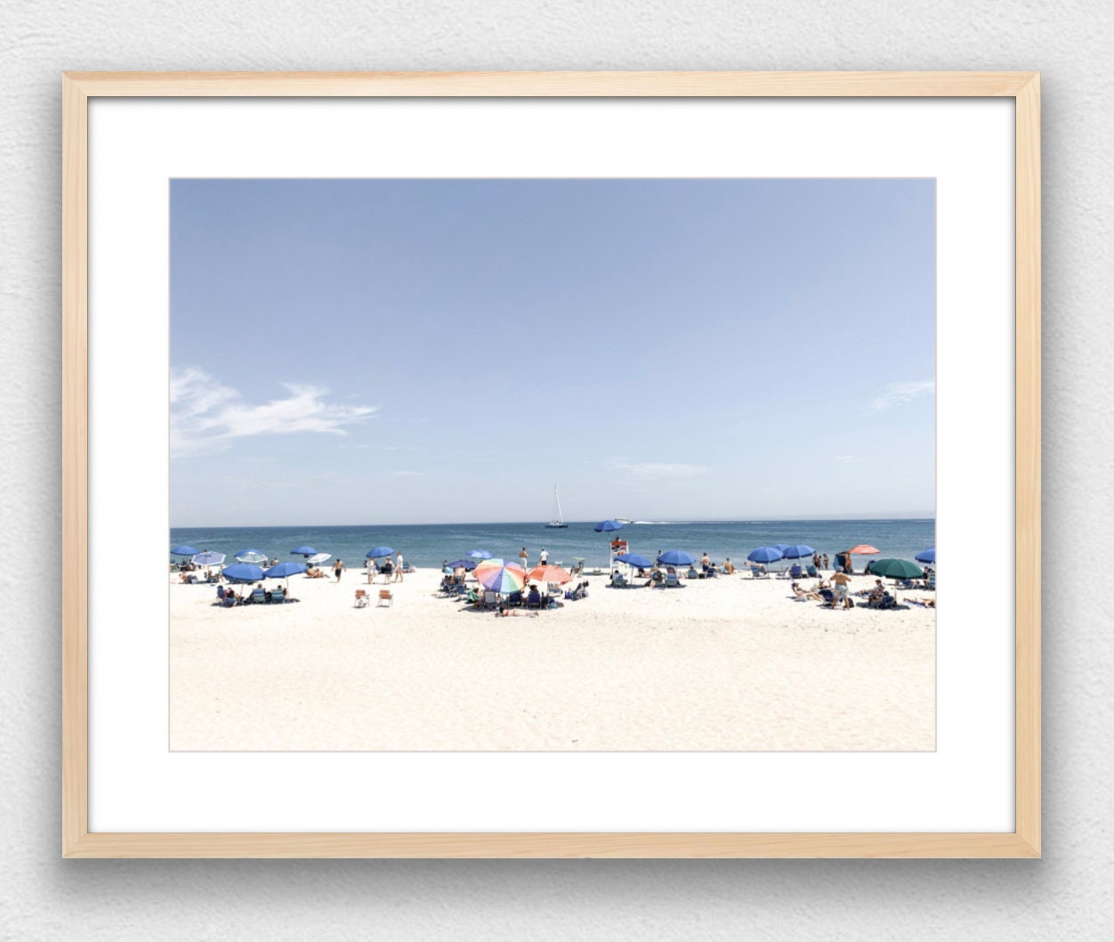 Block Island Umbrella City Photograph - Print Only or Framed