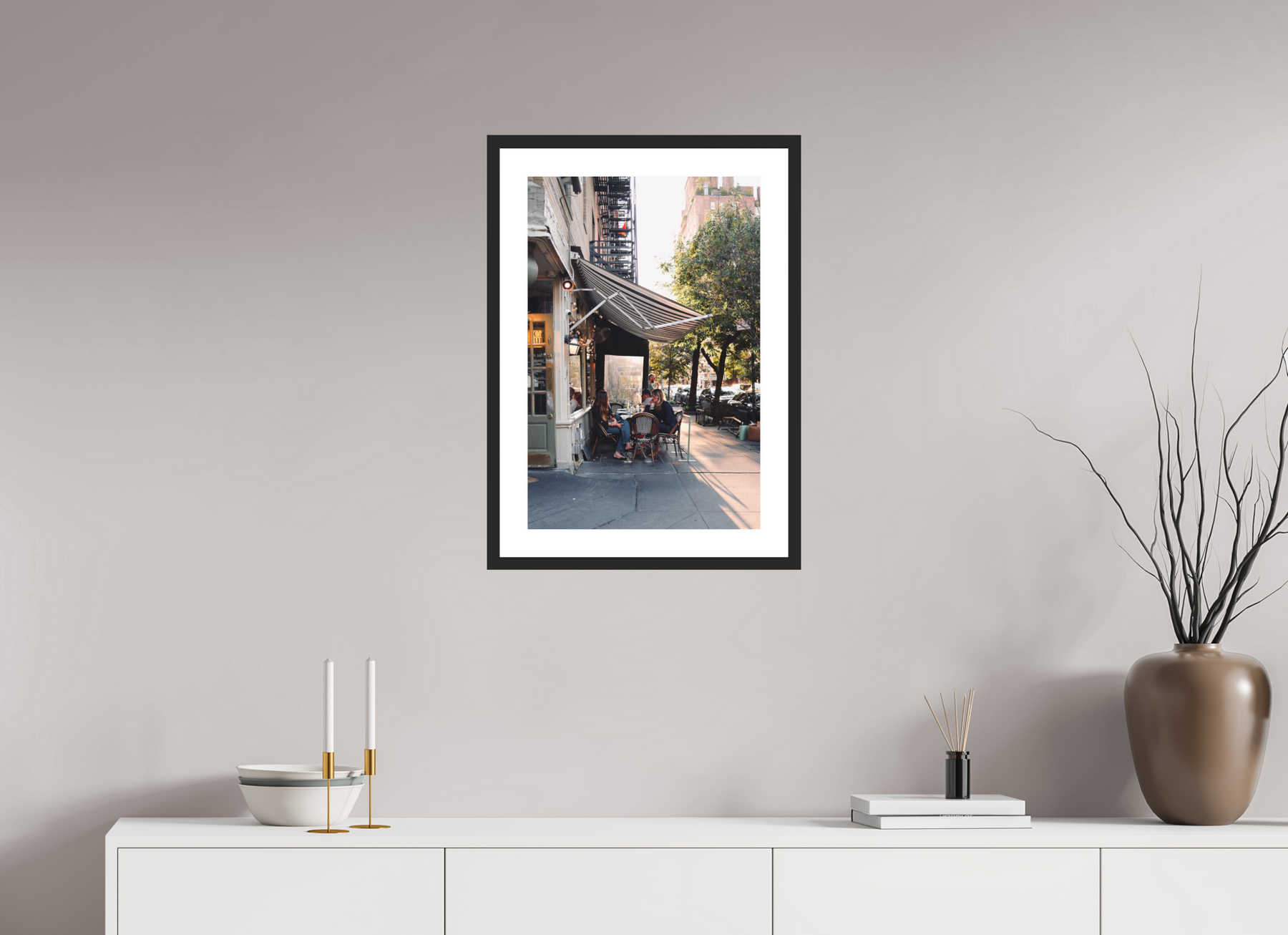 16 x 24″, Black Frame, Museum Glass, Hahn Photo Rag TEST