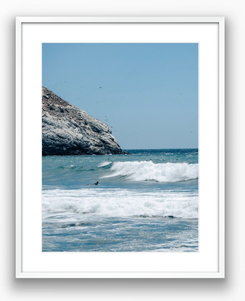 Surfer in Waiting Photograph - Print Only or Framed