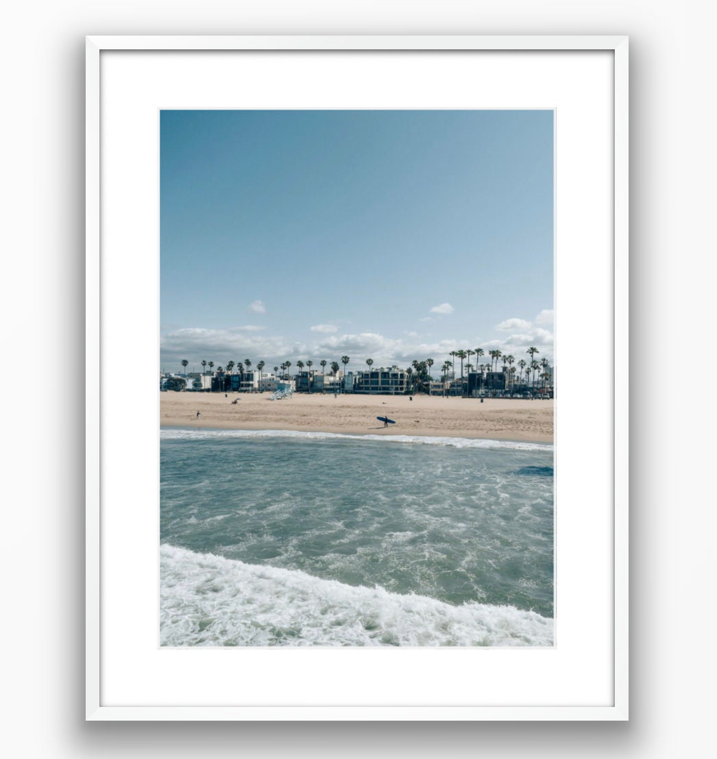 Venice Beach California Surfer Photograph - Print Only or Framed