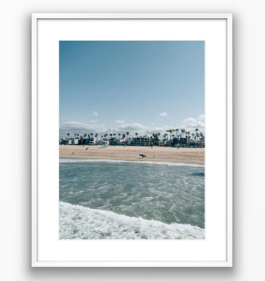 Venice Beach California Surfer Photograph - Print Only or Framed