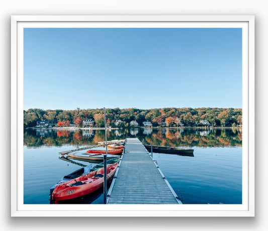 Mountain Lake during Autumn - Print Only or Framed